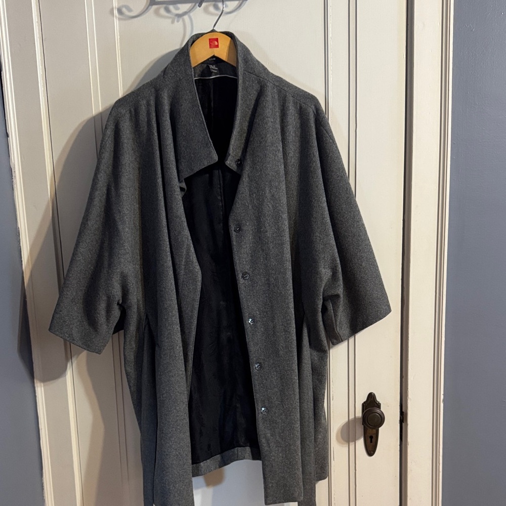 Women’s Grey Swing Wool Coat